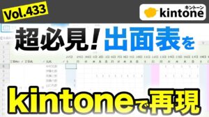 Excelの出面表から卒業！kintoneで工事管理をする方法