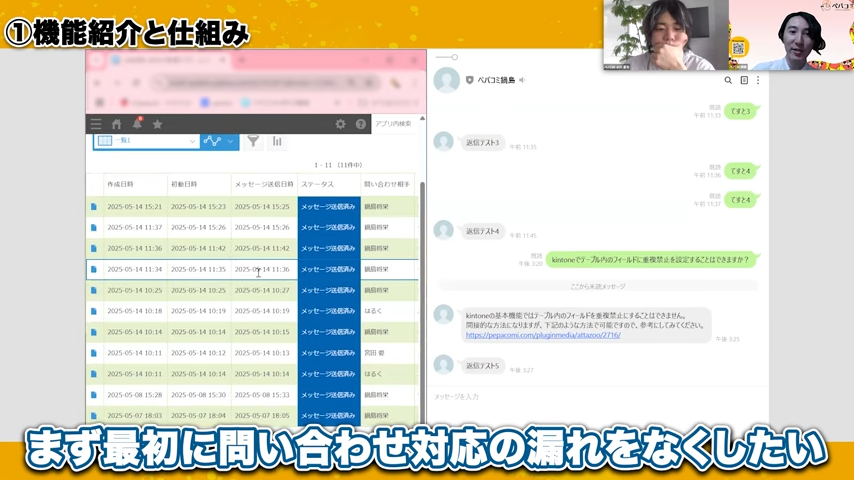 管理漏れの心配がない