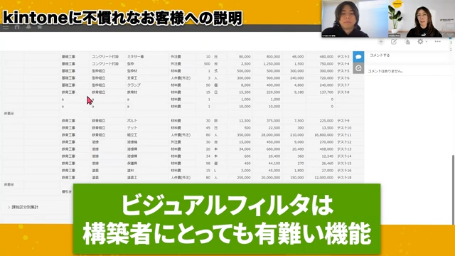 k-Reportビジュアルフィルターのその他の機能と費用