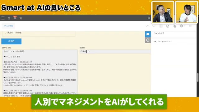 AIを活用したマネジメントへの組み込み