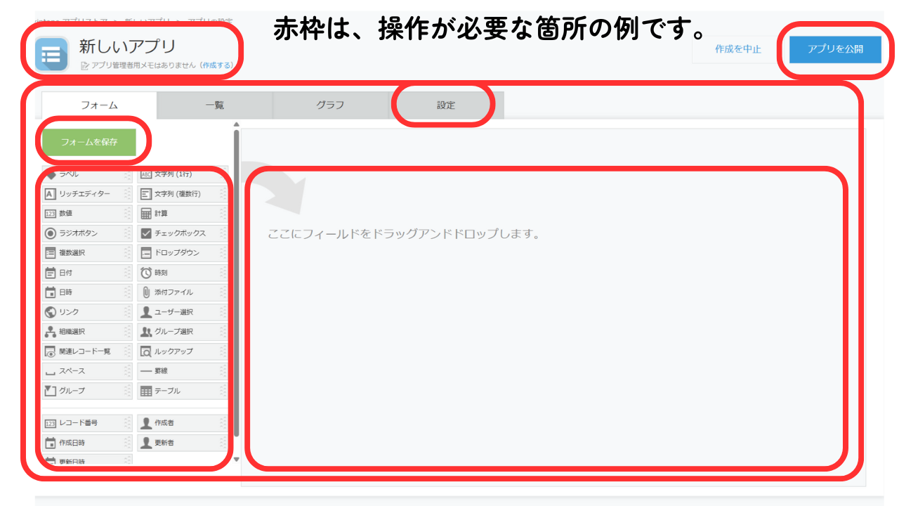 ②アプリの作成方法を選びます。