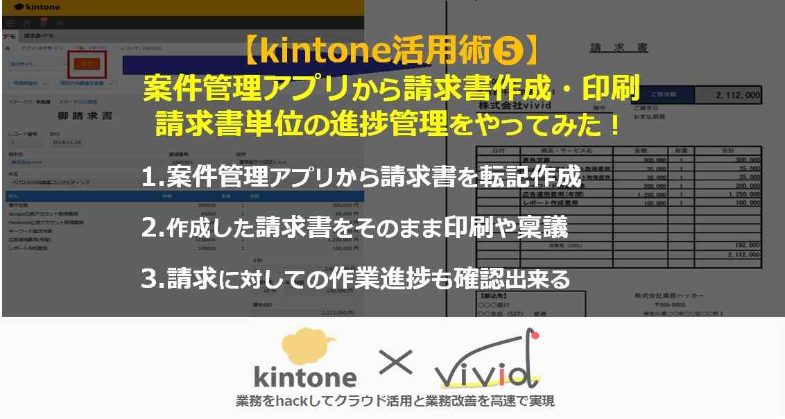 kintone案件管理から請求書作成をして請求状況確認まで一元化してみた | ペパコミ株式会社