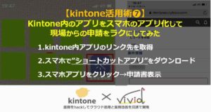 kintoneアプリをスマホアプリに変換して使ってみよう