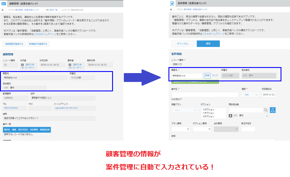 kintoneで案件管理してみた