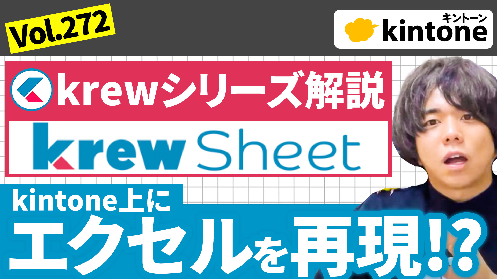 【krewsheet編】kintoneをExcelっぽく編集できるkrewsheetを解説します【初心者向け】