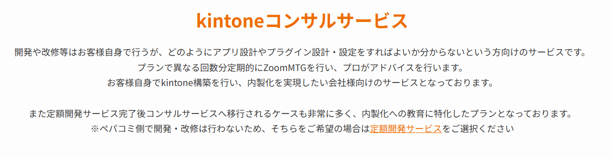 コンサルサービス