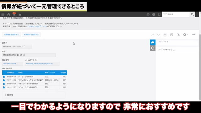 kintoneで不動産関連情報を一元管理することで生み出される価値