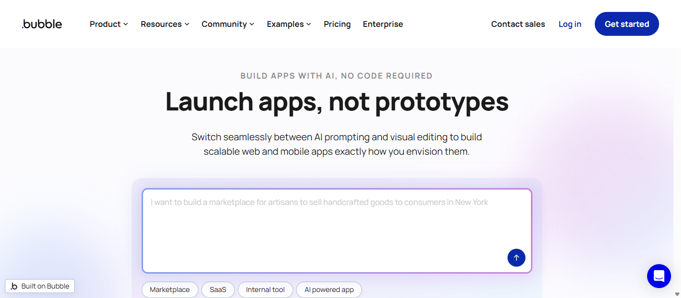 Bubble｜高度なWebアプリを柔軟に構築できる拡張性の高いツール