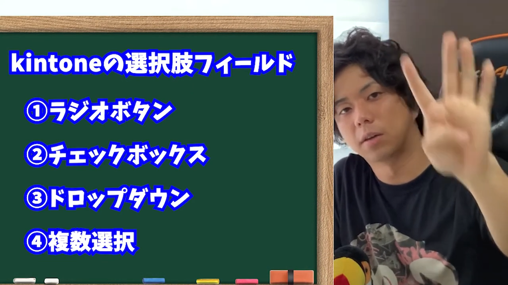 kintoneの選択肢フィールドの重要性