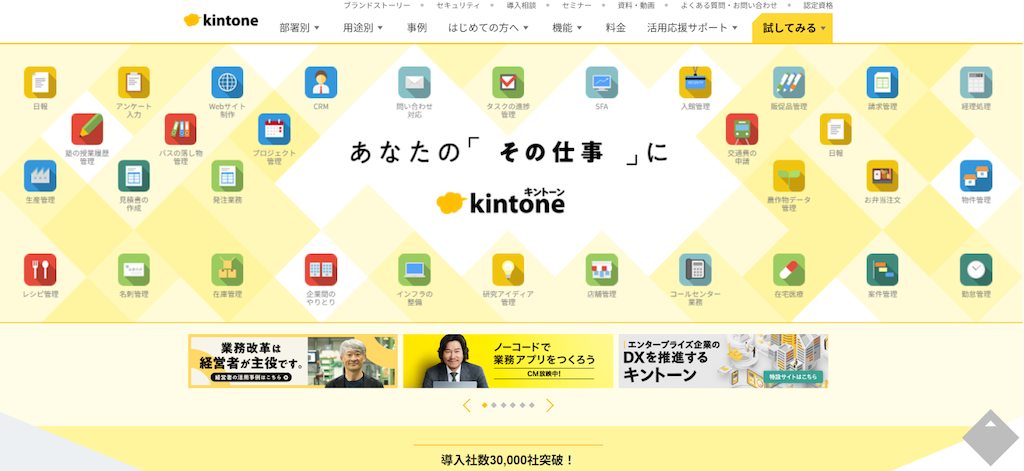 業務フロー改善にはkintoneの導入がおすすめな理由