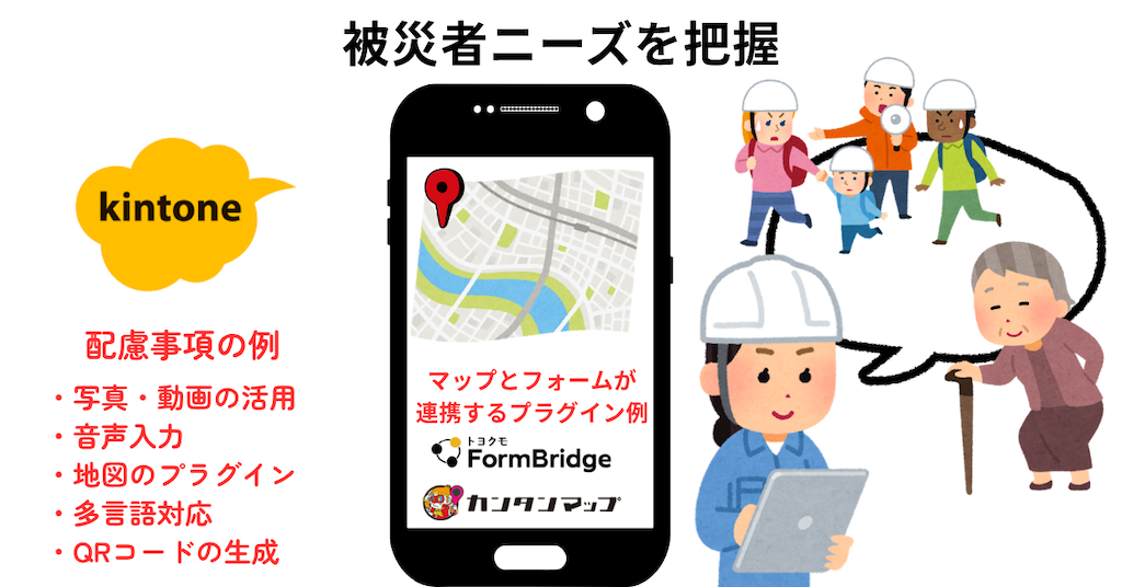 被災者からの支援要望をリアルタイムで把握・共有