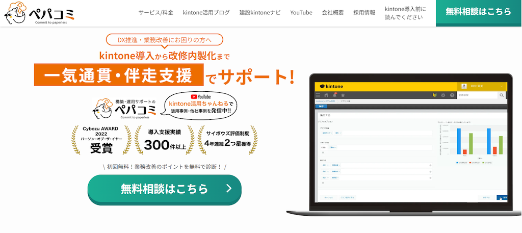 kintoneを放送業界で活用したいなら『ペパコミ株式会社』への無料相談ください