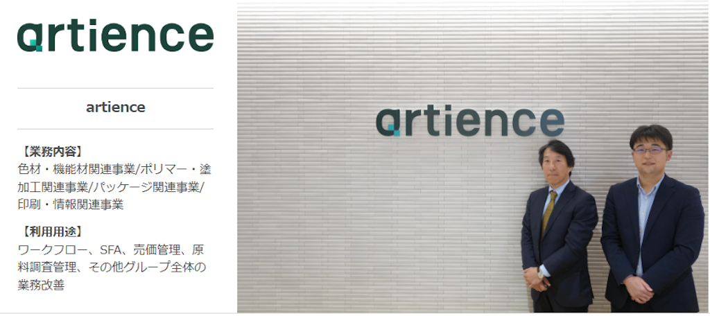 artience｜グループ1400人が使うDX基盤へ発展