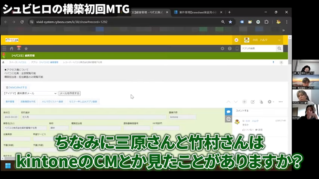 kintoneの基本機能とその特徴