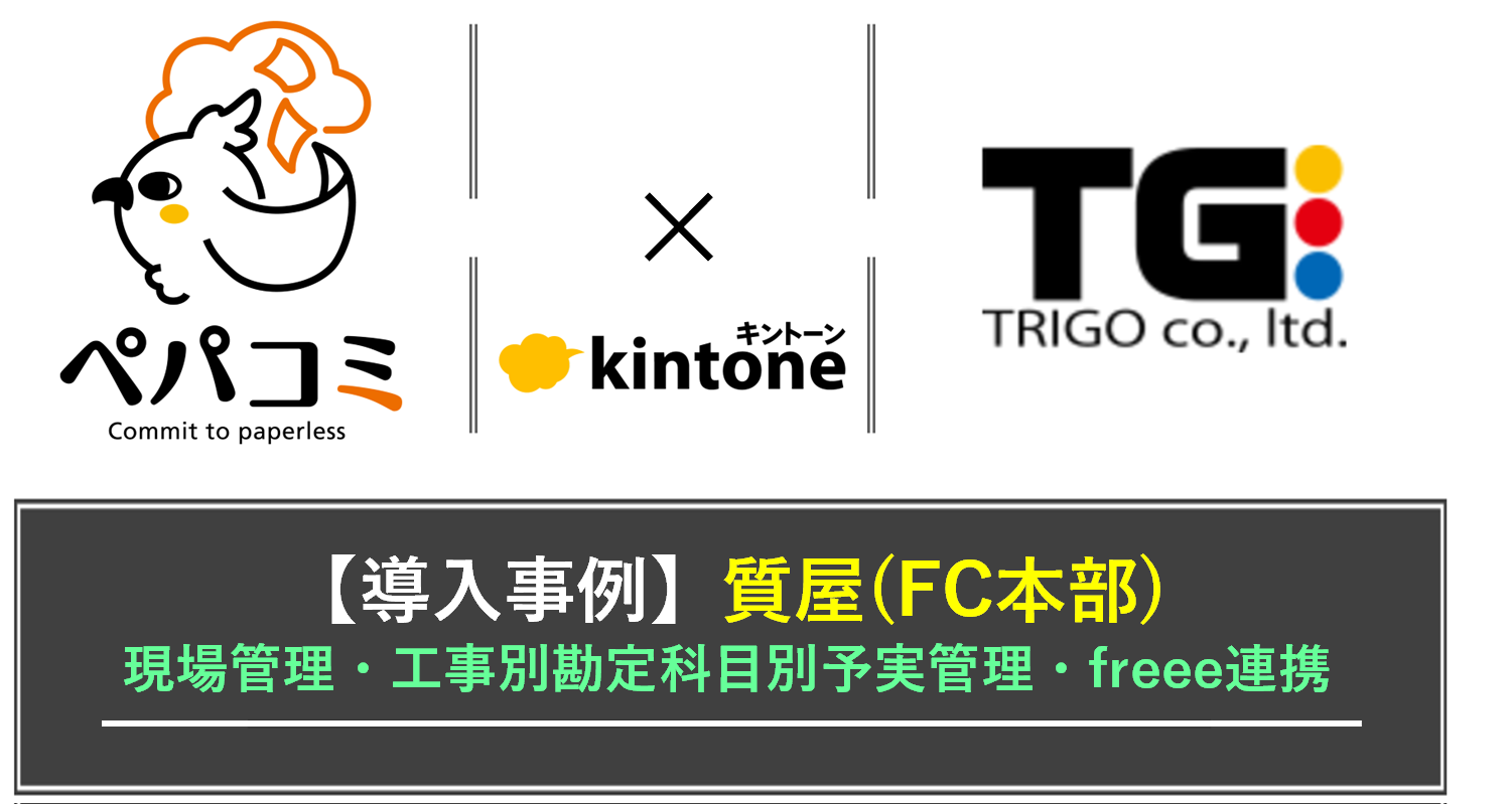 【kintone導入事例】TRIGO株式会社様（業種：質屋業(FC本部)）