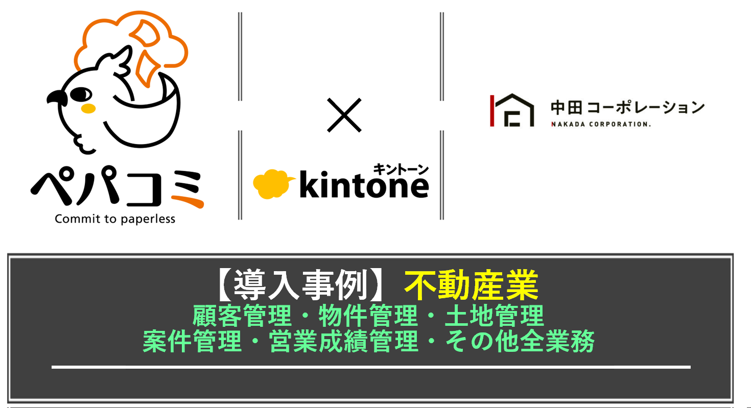 【kintone導入事例】有限会社中田コーポレーション様（業種：不動産業）