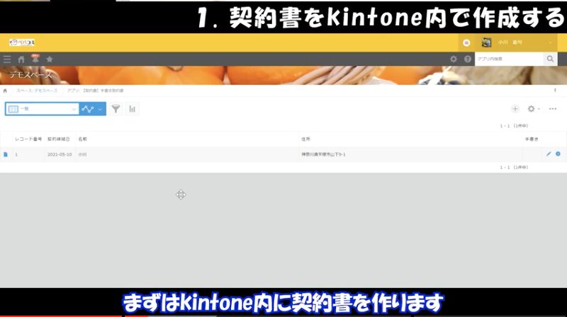 kintone