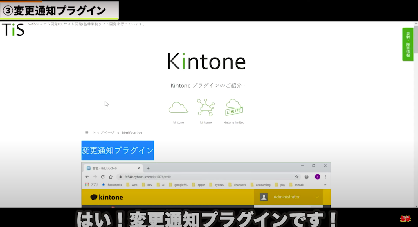 kintone