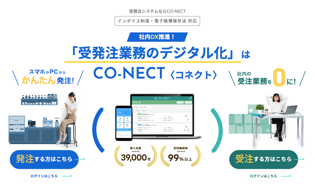 CO-NECT | 帳票作成や出荷指示などを行えるクラウド型システム