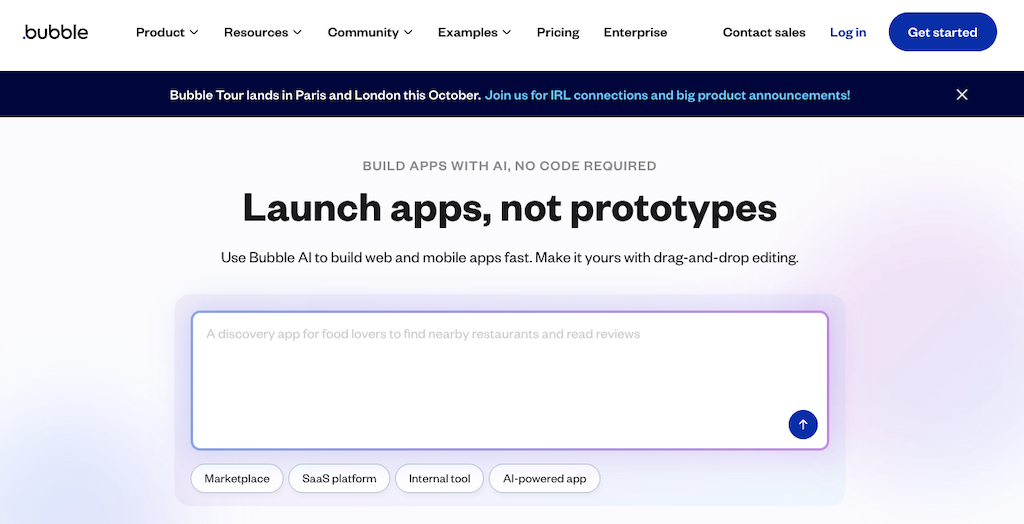 Bubble|自由度・拡張性が高く複雑なWebアプリ開発が得意